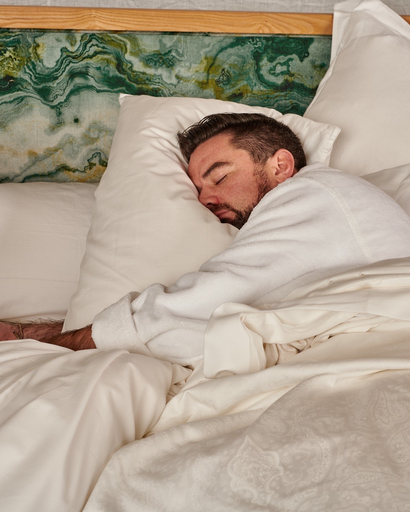 man sleeping