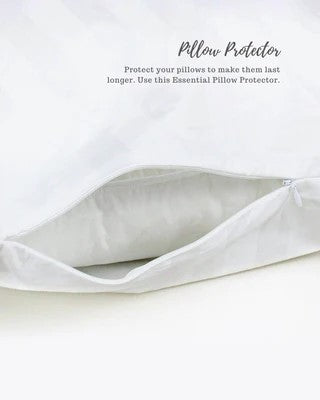 Protect your pillows to make them last longer.