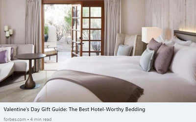 OUR PILLOWS ON FORBES.COM'S LIST