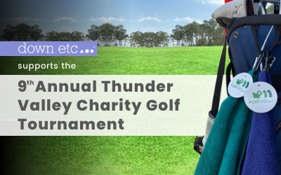 Down Etc Donates Golf Towels to the Annual Thunder Valley Chartiy Golf Tournament