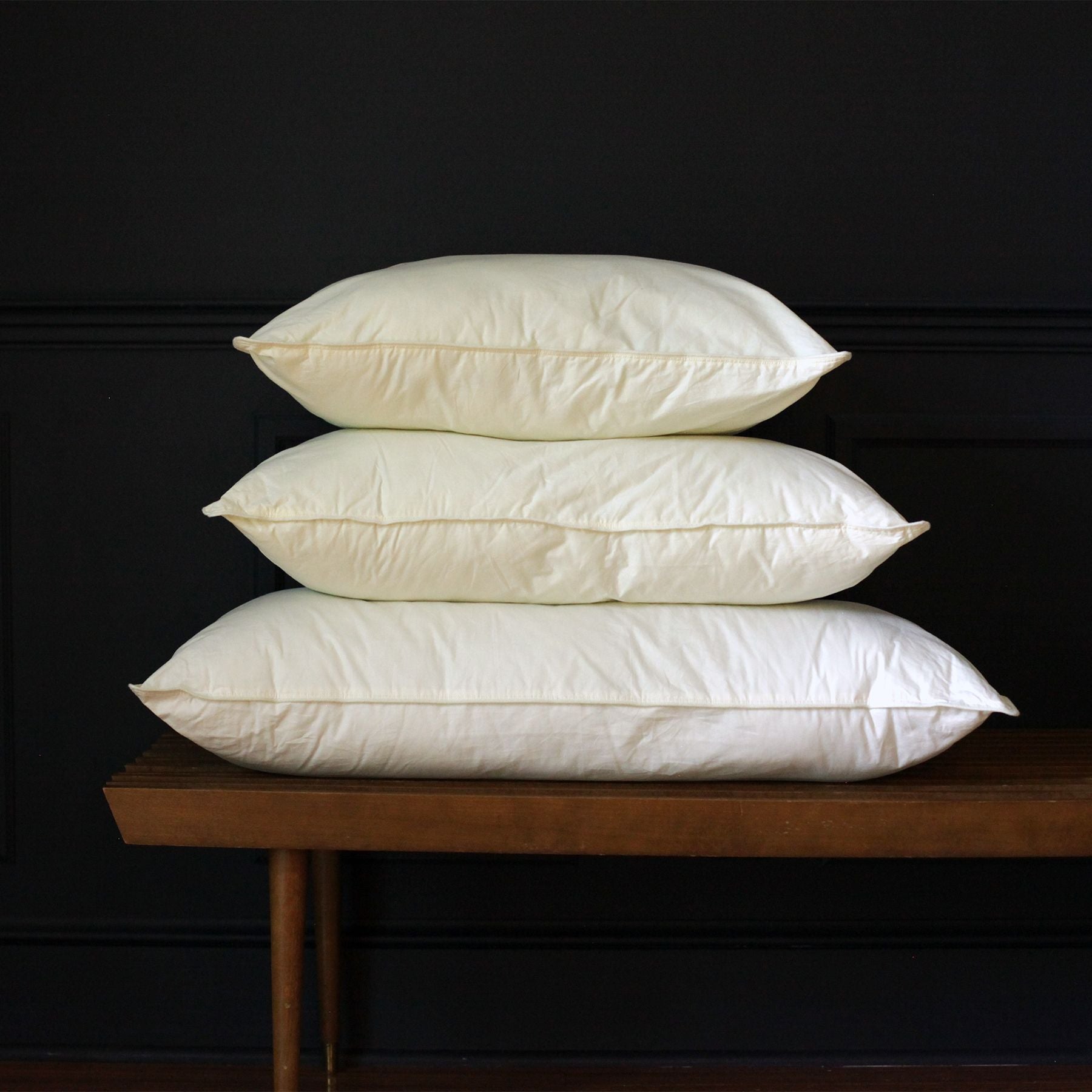 aquaplush® down alternative polyester pillow, firm