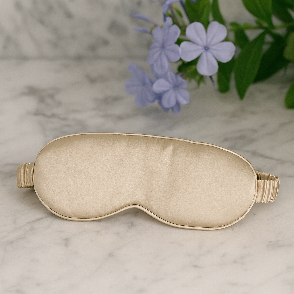 eyes down™ silk eye mask lunar