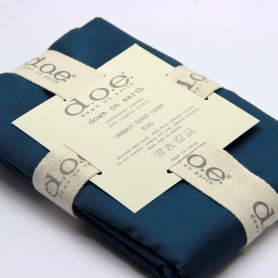 d.o.e. organic cotton flat and fitted sheets