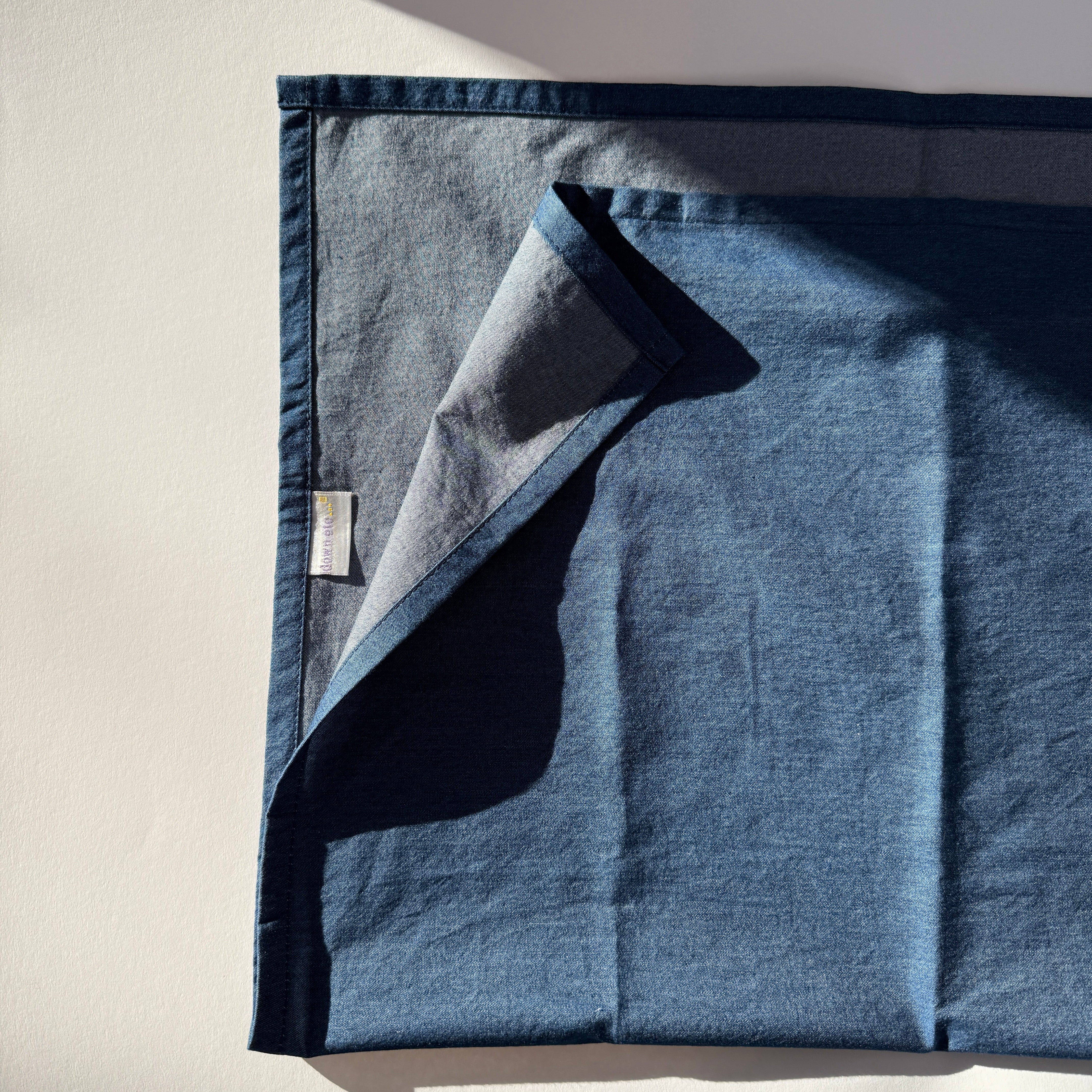 midnight denim bar towel, set of 2