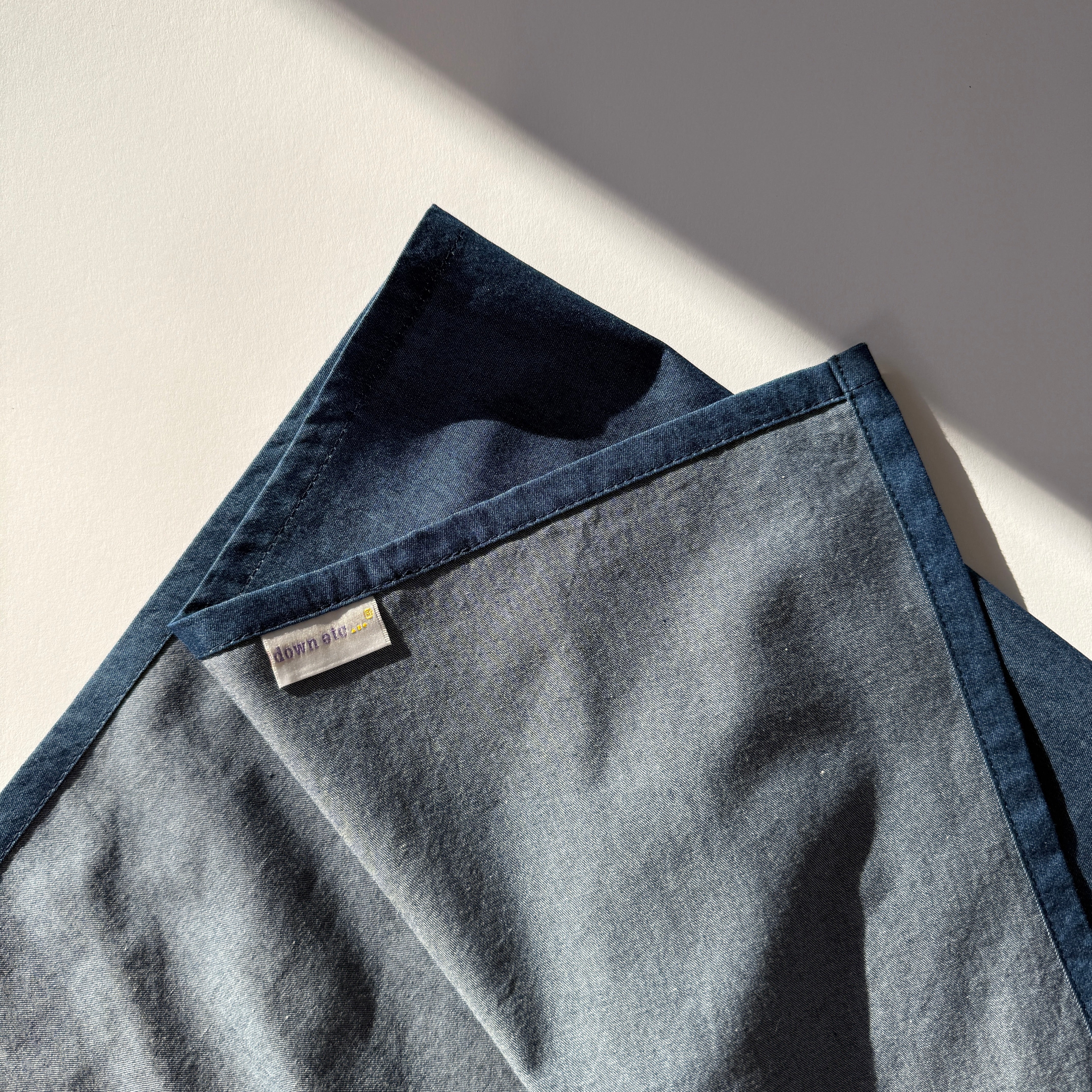 midnight denim bar towel, set of 2