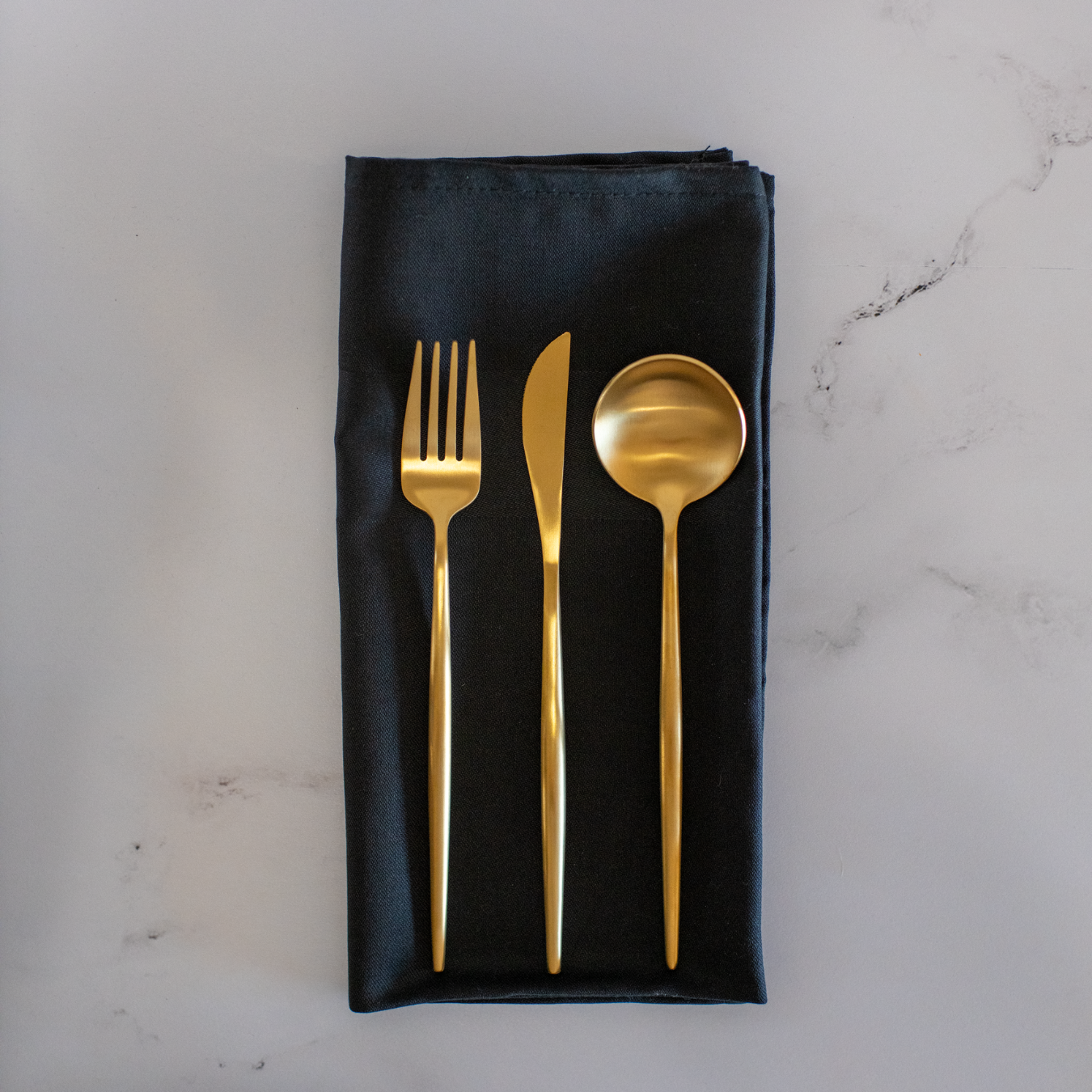cotton napkin, black