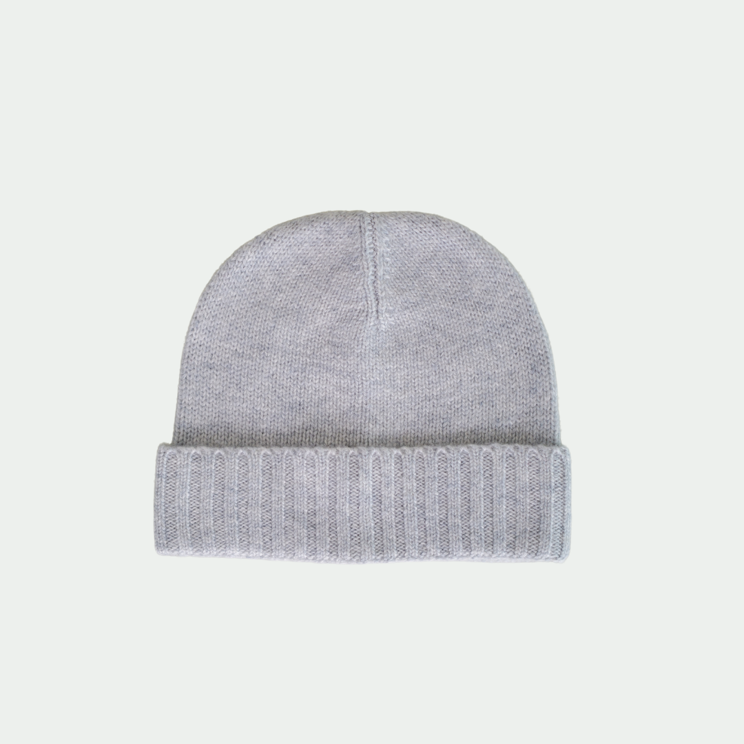 cashmere hat - super gray