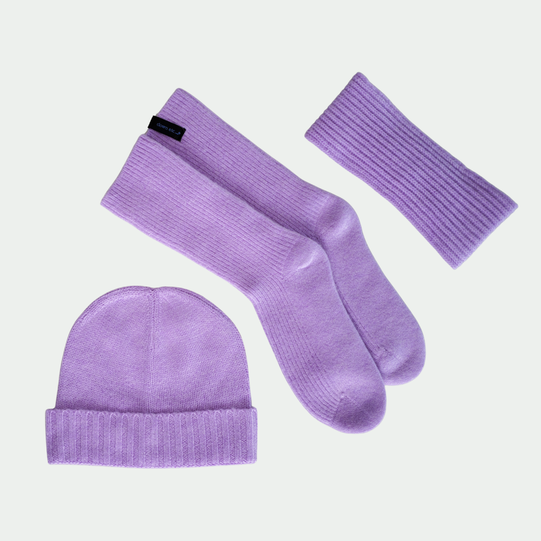 cashmere hat - derby gray