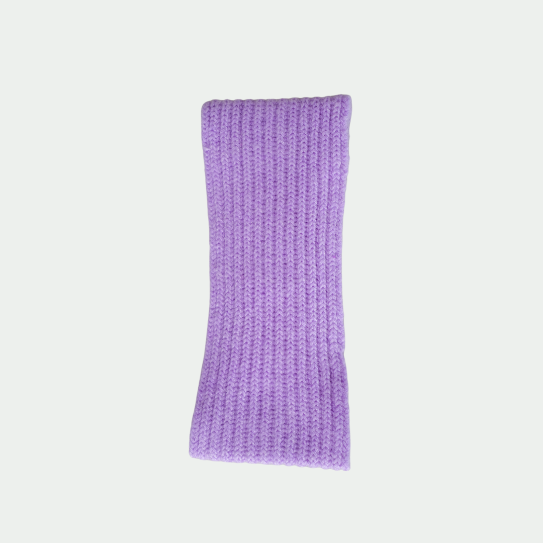 cashmere ribbed headband - lavendula