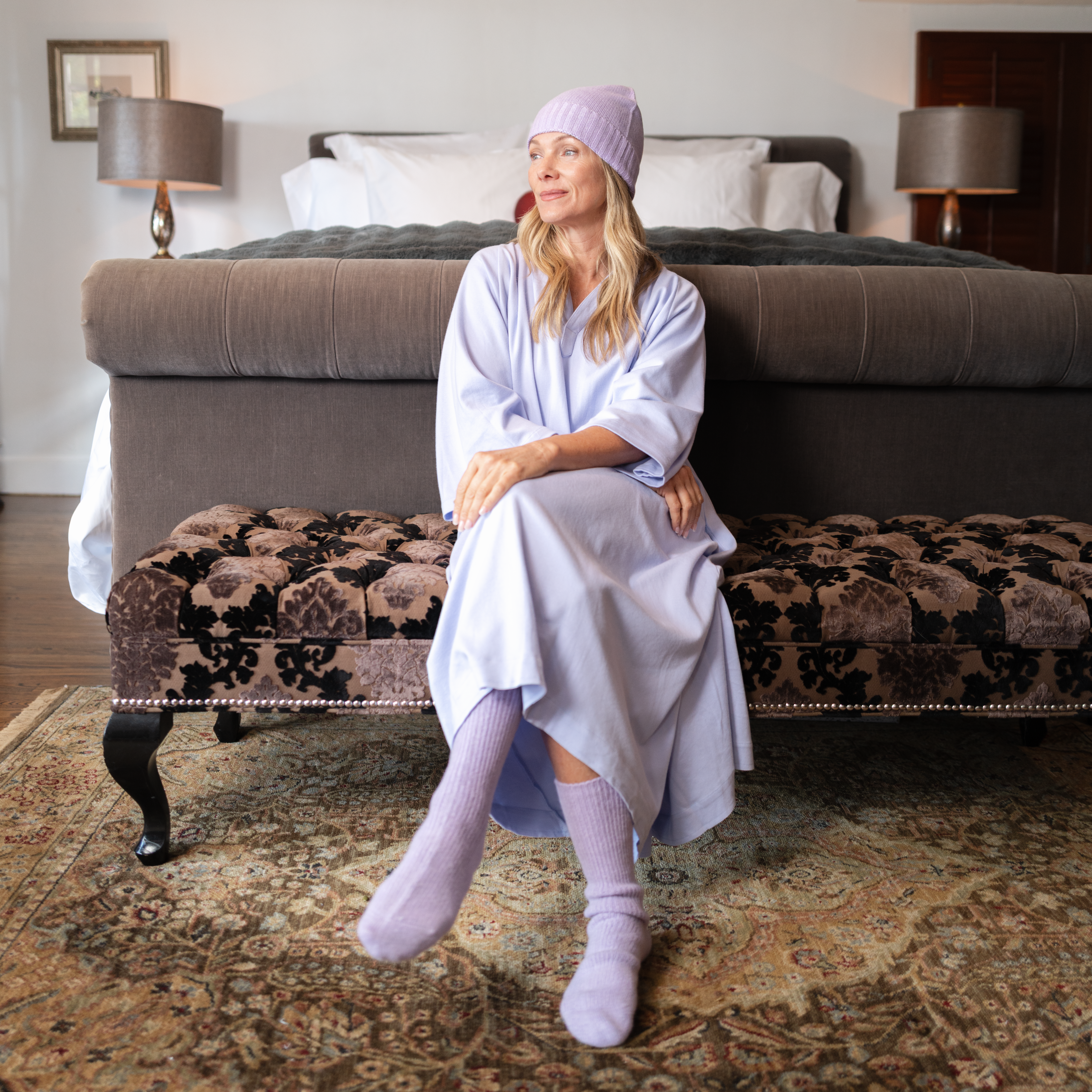 sheet pjams™ jersey cotton nightshirt with pockets