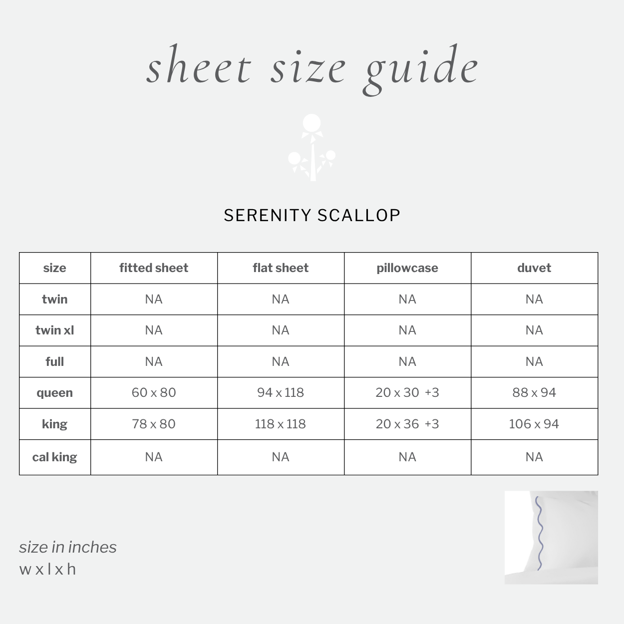serenity scallop duvet covers