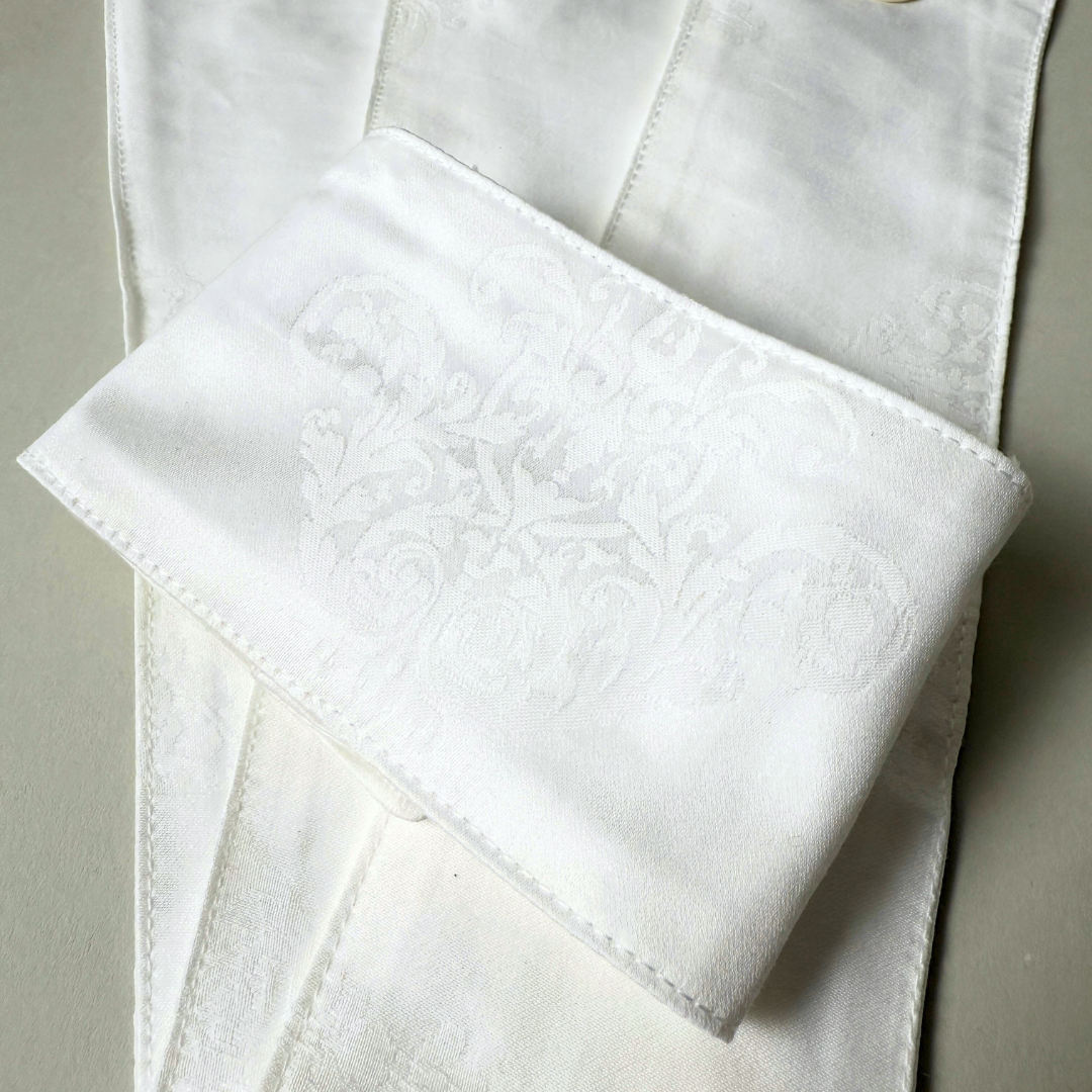 tablescape etc buttoned napkin rings, set of 4