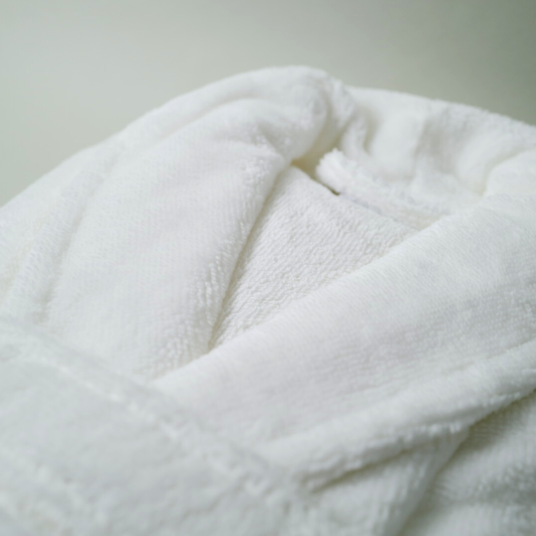 taurus mountain collection absorb8™ shawl collar robe, white