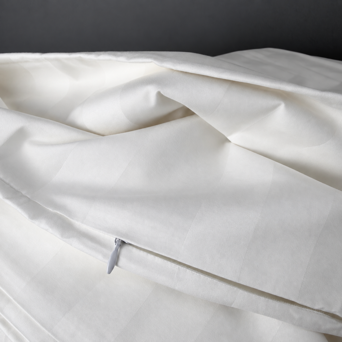 tone-on-tone duvet cover