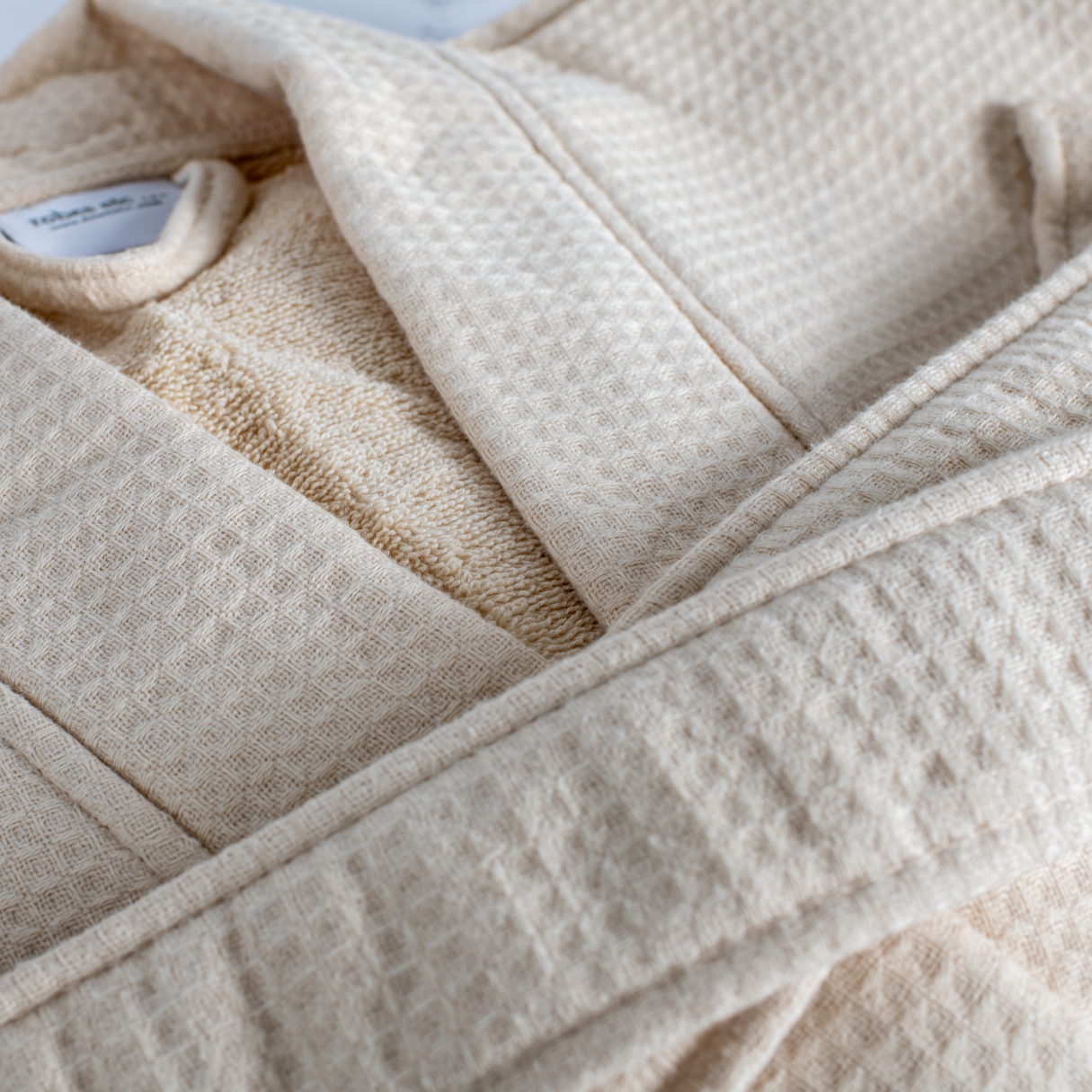waffle kimono robe