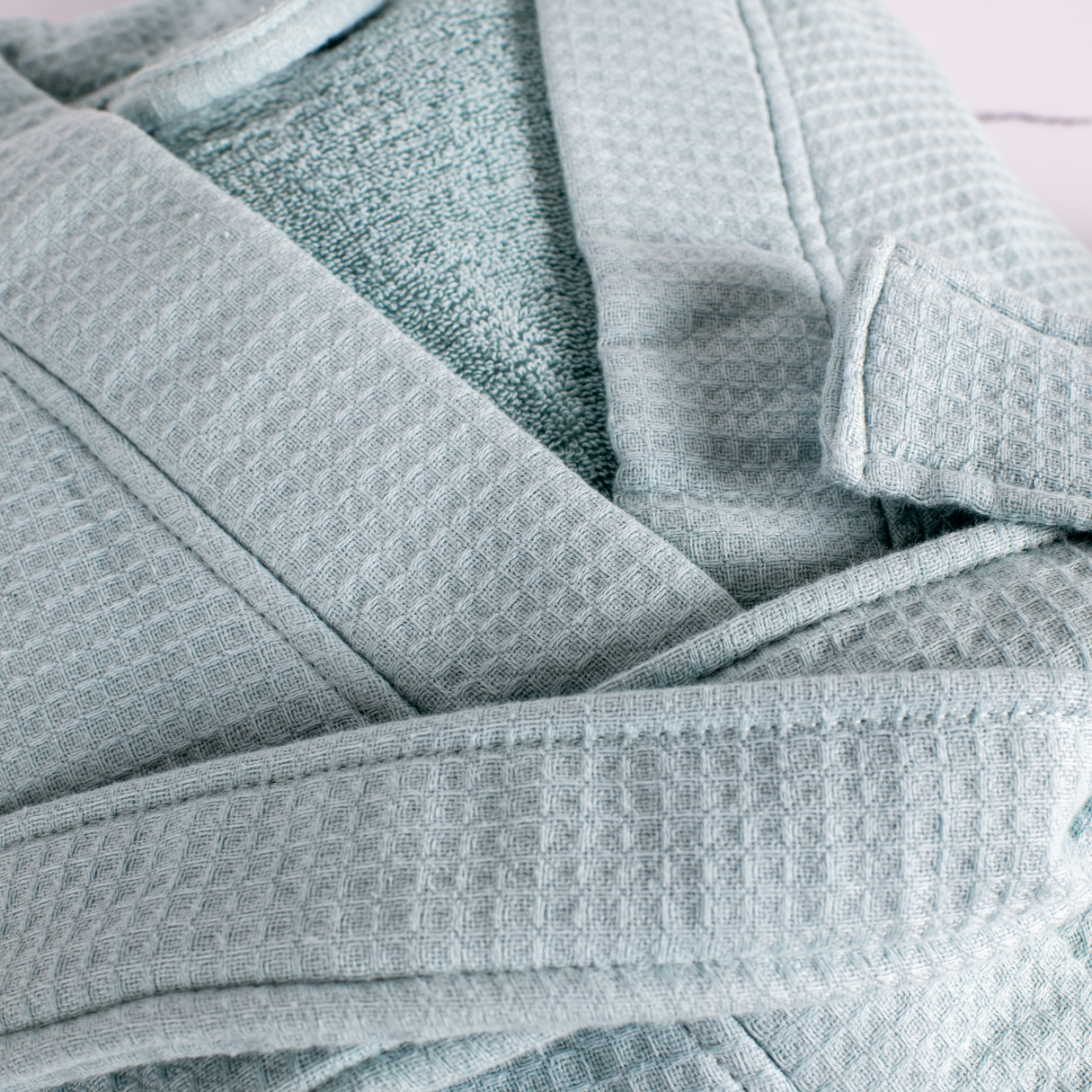 waffle kimono robe