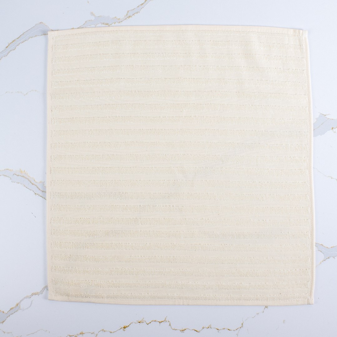wash me tender™ silk and organic cotton ribbed washcloth and mitt duo