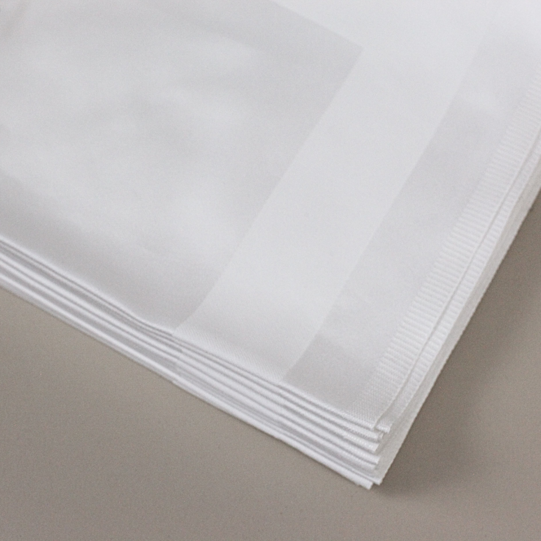 cotton napkin, white, set of 6