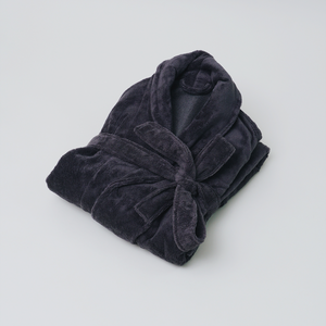 Taurus Mountain Collection Absorb8™ Shawl Collar Robe, Dark Grey