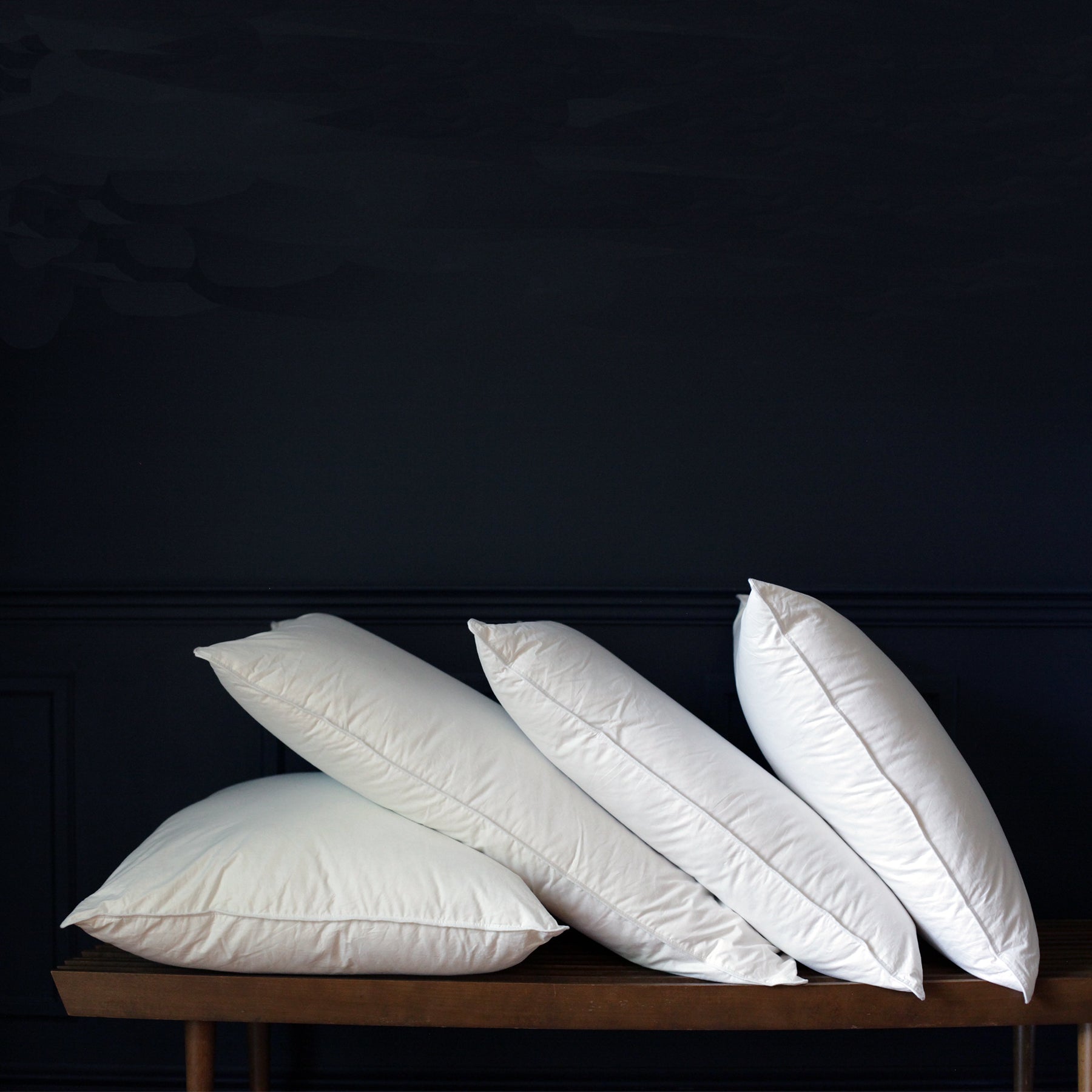 50%/50% white goose down and feather pillow