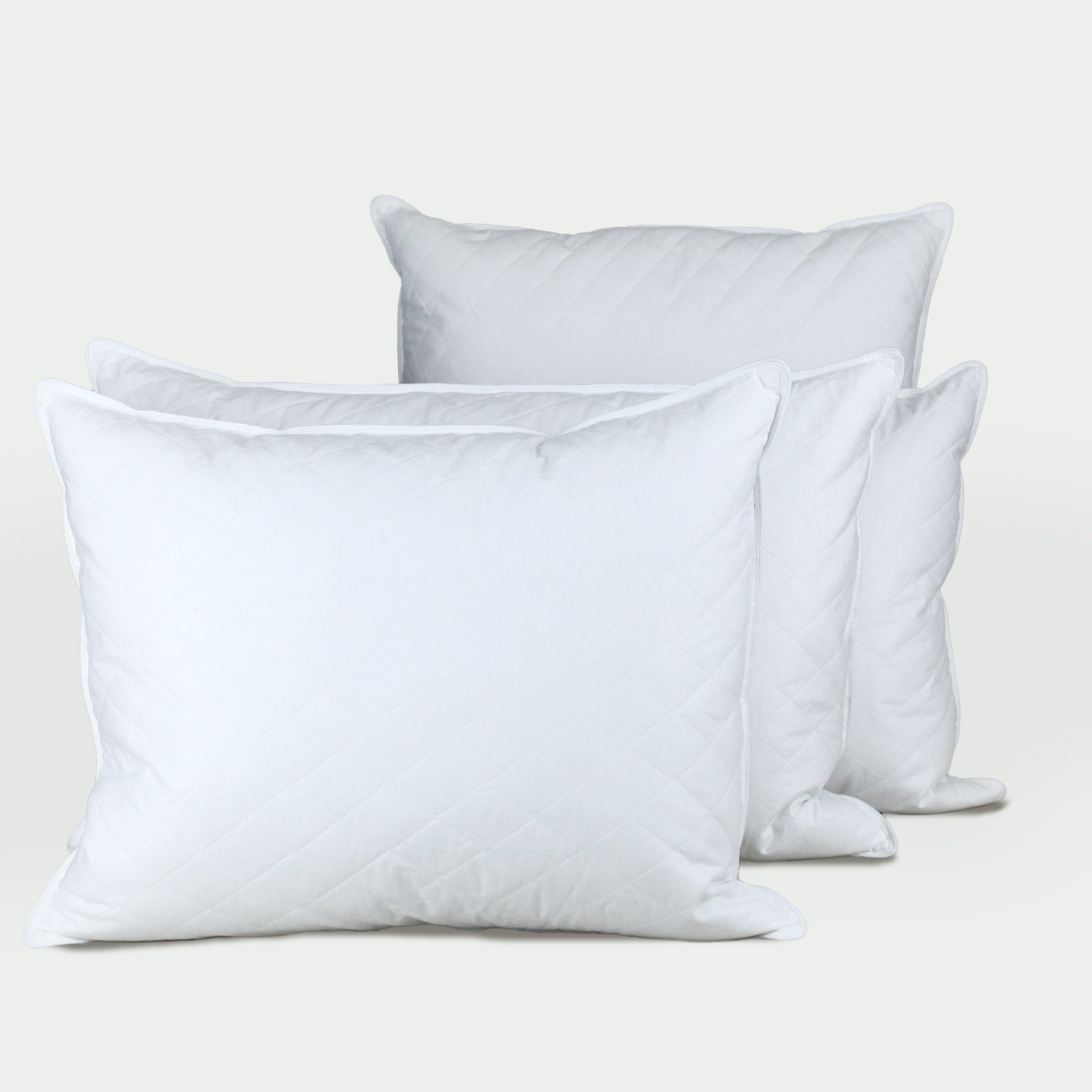 diamond support® down and feather pillow
