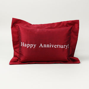 Happy Anniversary! decorative feather pillow
