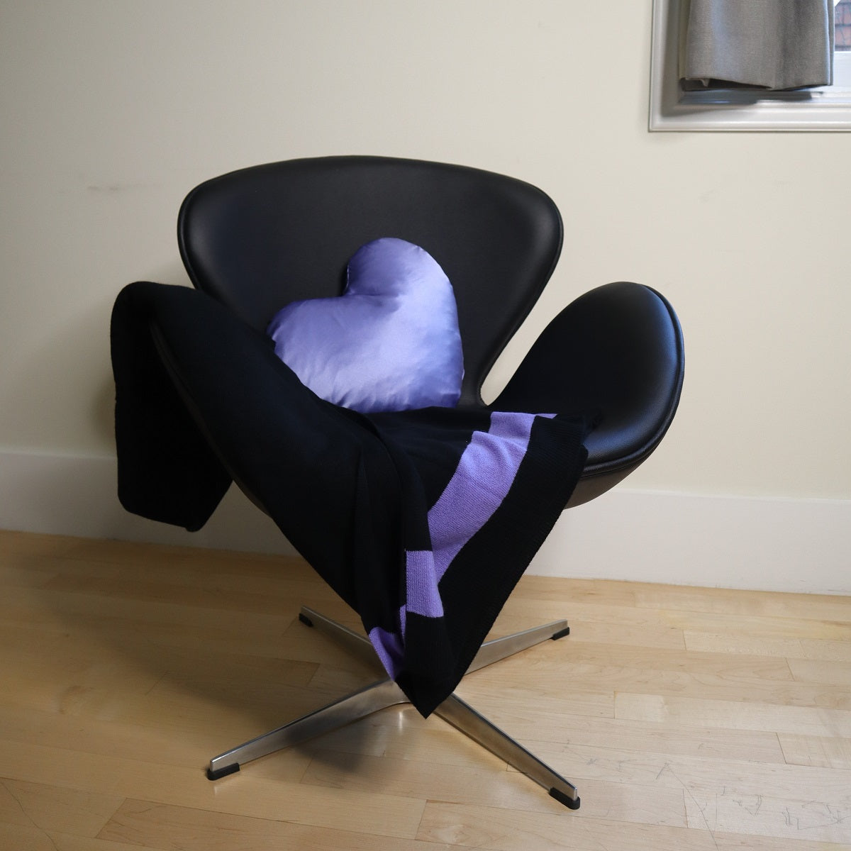 periwinkle down® heart pillow