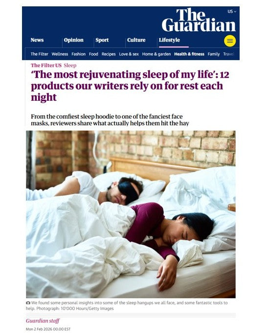 The Guardian Chooses Rhapsody Wrap for "The Most Rejuvenating Sleep"