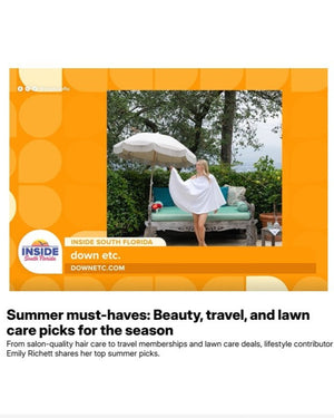 Inside Florida Chooses Our Towels as Summer Must-Haves
