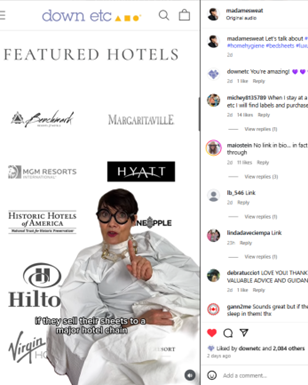 Hygiene Etiquette Expert Madame Sweat Chooses down etc Sheets for Her Bed