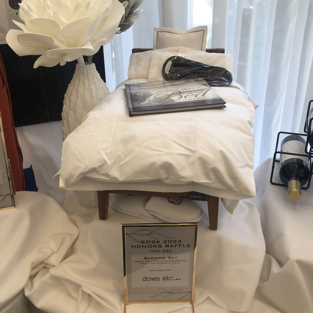 Down Etc's Bedding at the Set Decorators Society of America's SDSA Hon