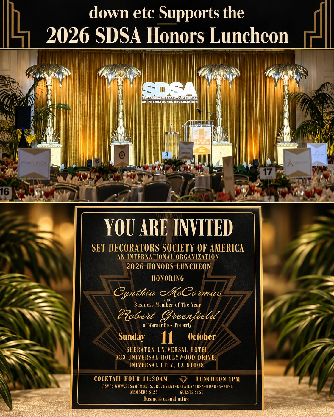 down etc supports the 2026 SDSA Honors Luncheon