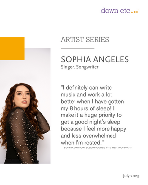Down Etc Artist Series: Sophia Angeles, Singer and Songwriter