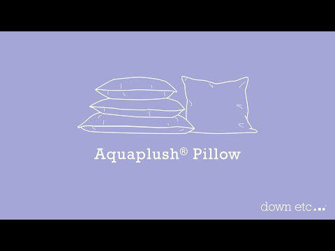 AquaPlush® Hypoallergenic Polyester Pillow Video