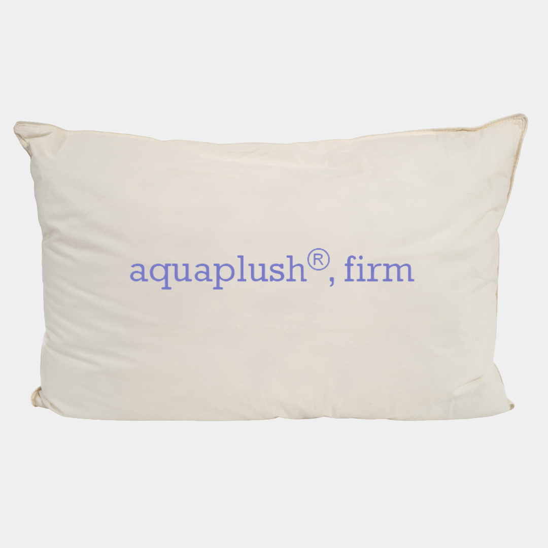 aquaplush® down alternative polyester pillow, firm