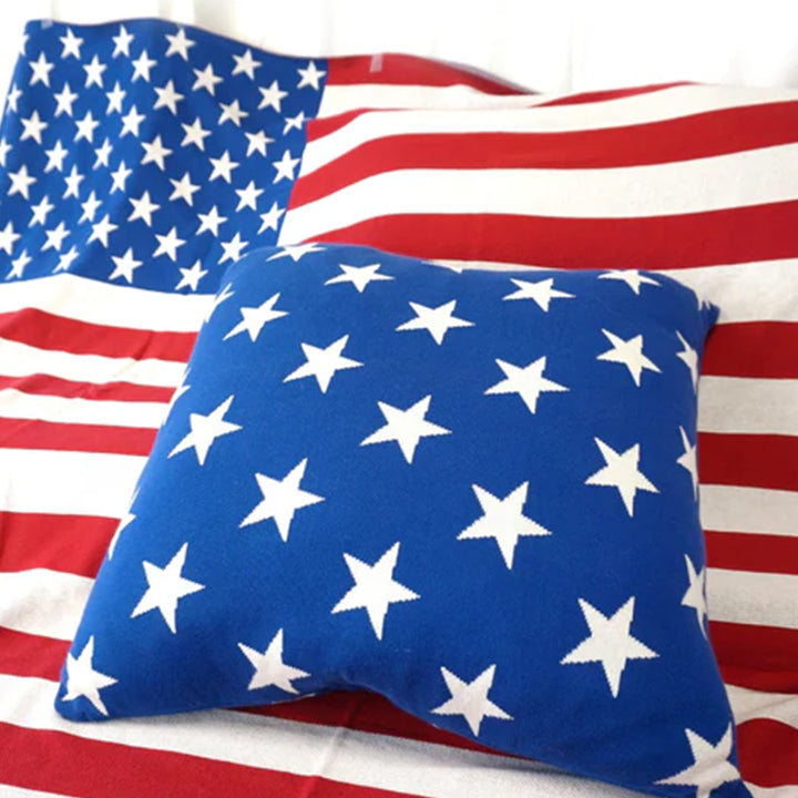 American flag decorative pillow