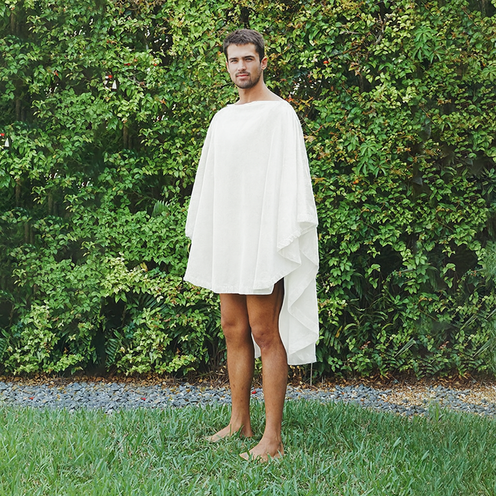 give it a twirl large round towel poncho