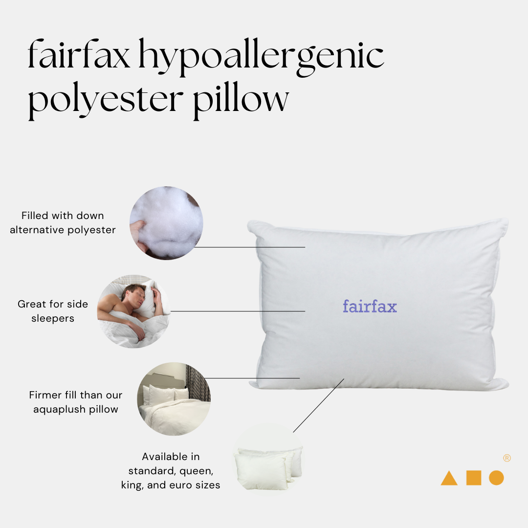 fairfax down alternative polyester pillow