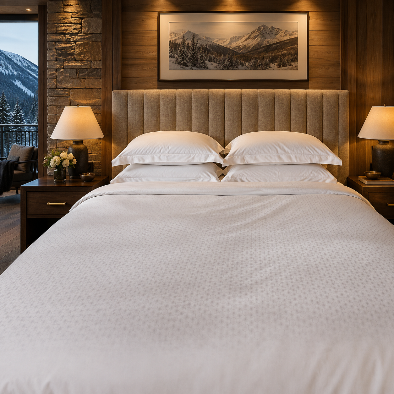 hexagon duvet cover