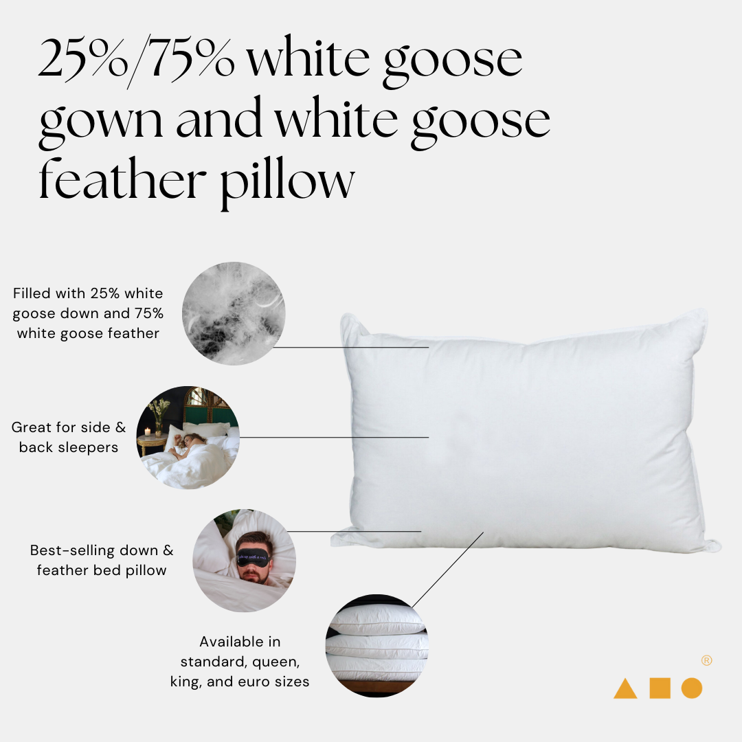 Best goose feather clearance pillows