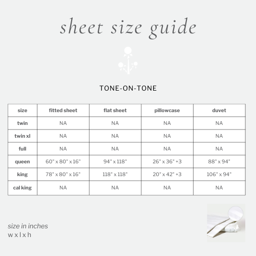 tone-on-tone duvet cover