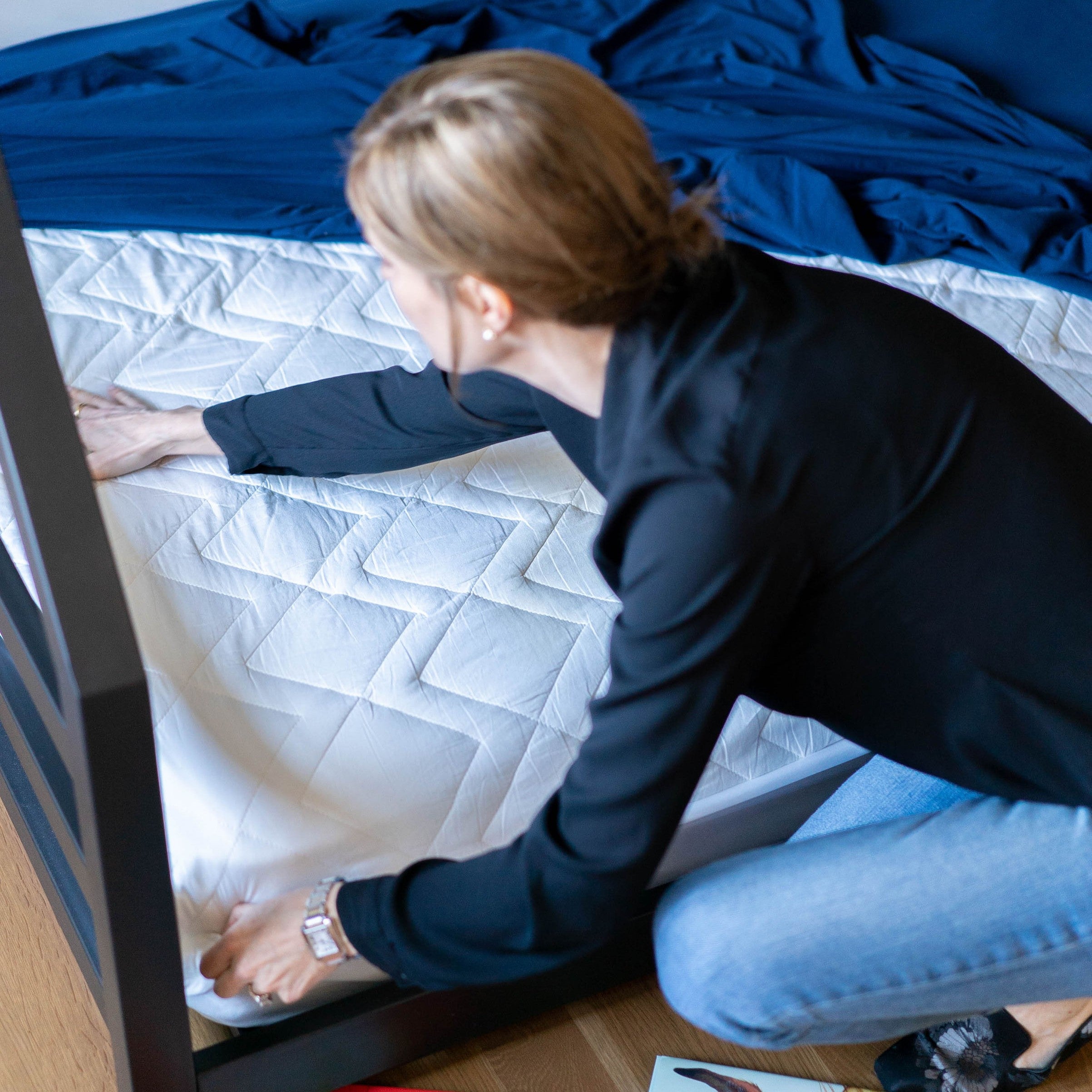 acorn & oak lily pads® waterproof mattress protector pads (5.5oz)