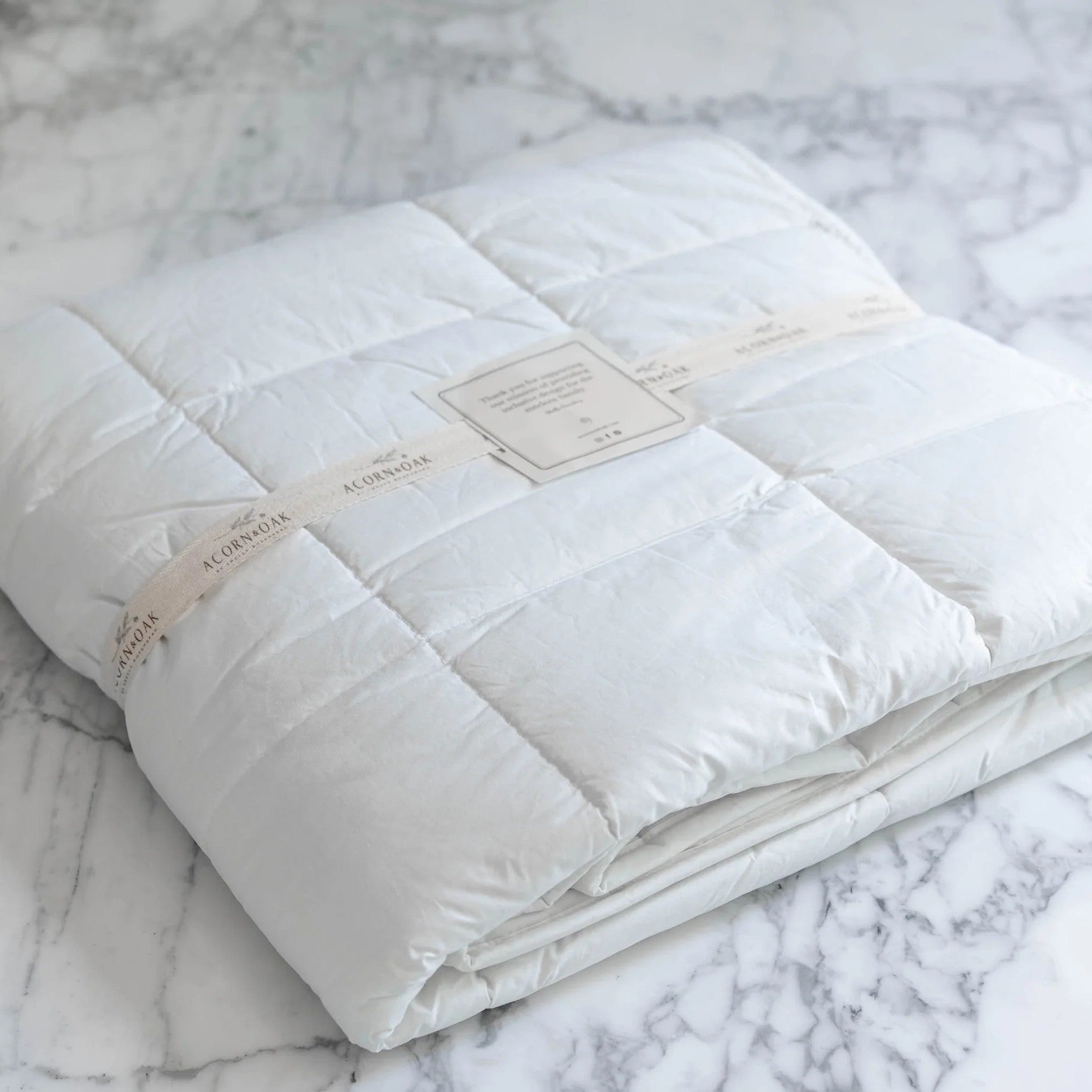 acorn & oak weighted blanket