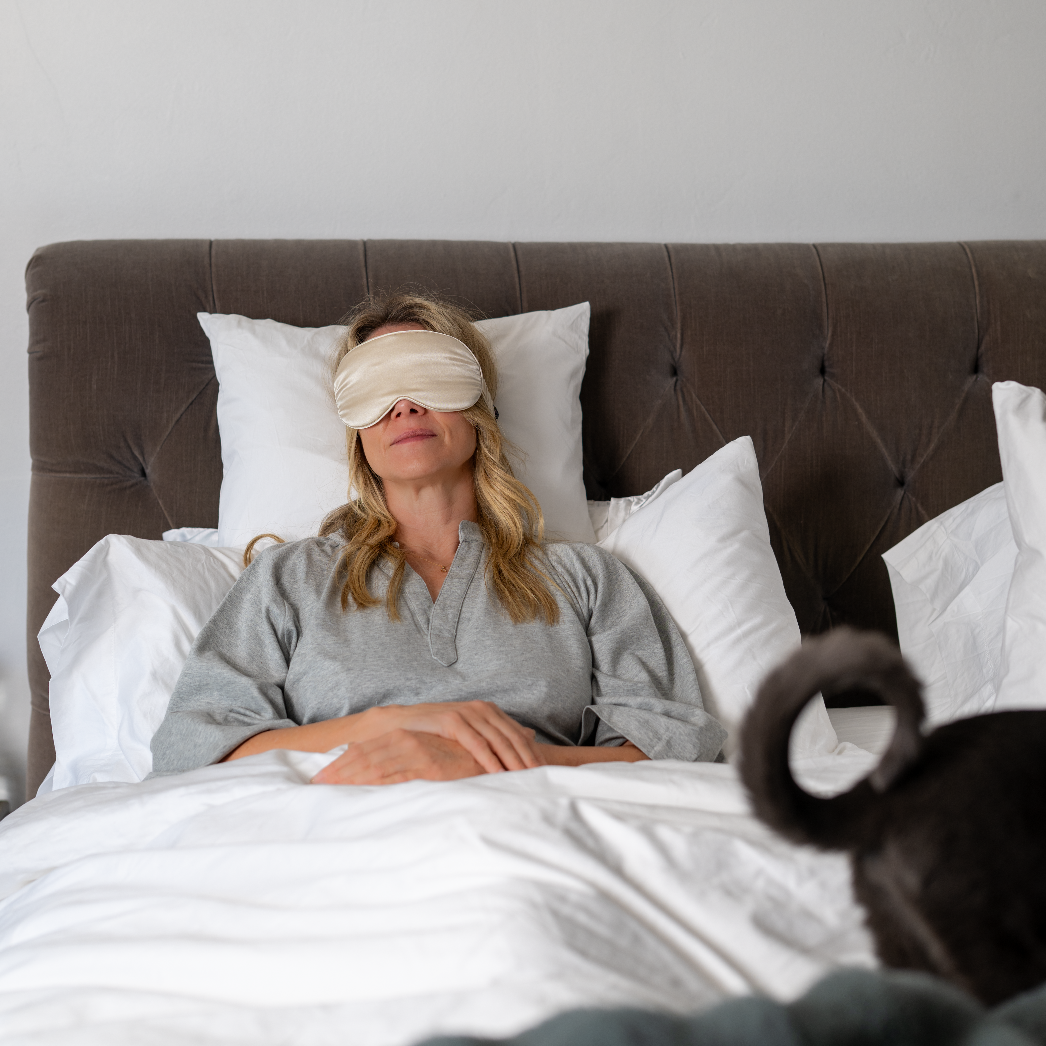 eyes down™ silk eye mask lunar