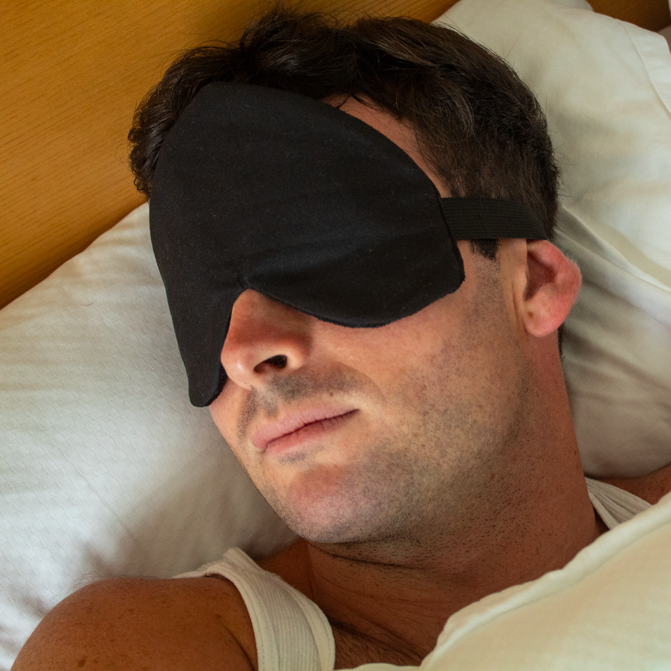 eyes down™ heart-shaped eye mask