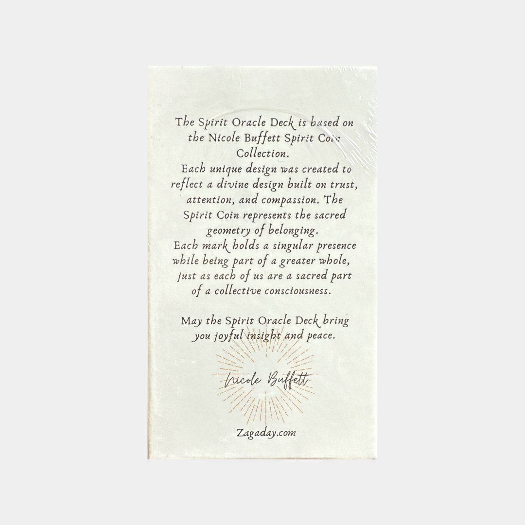 spirit oracle deck by Nicole Buffett