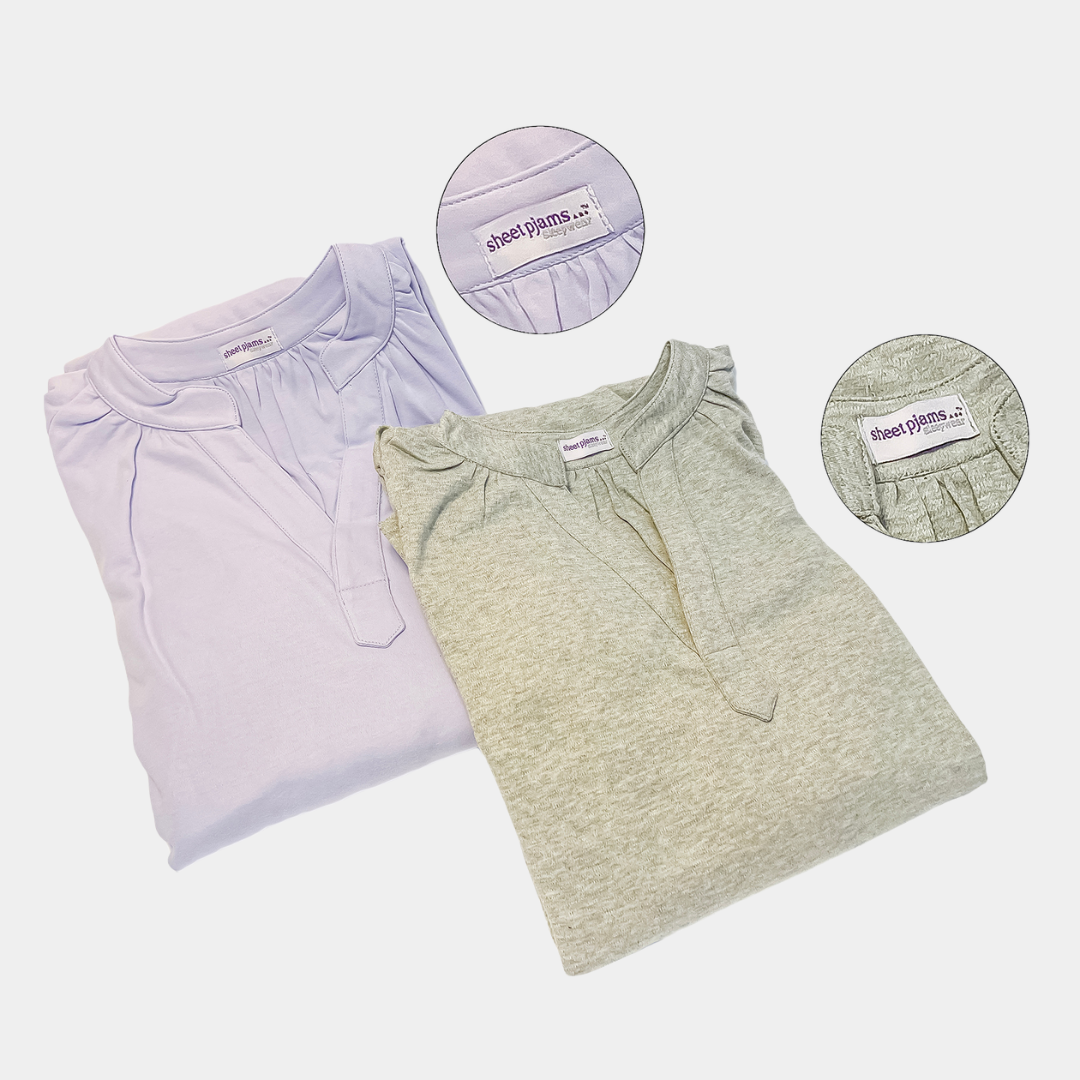 sheet pjams™ jersey cotton nightshirt with pockets