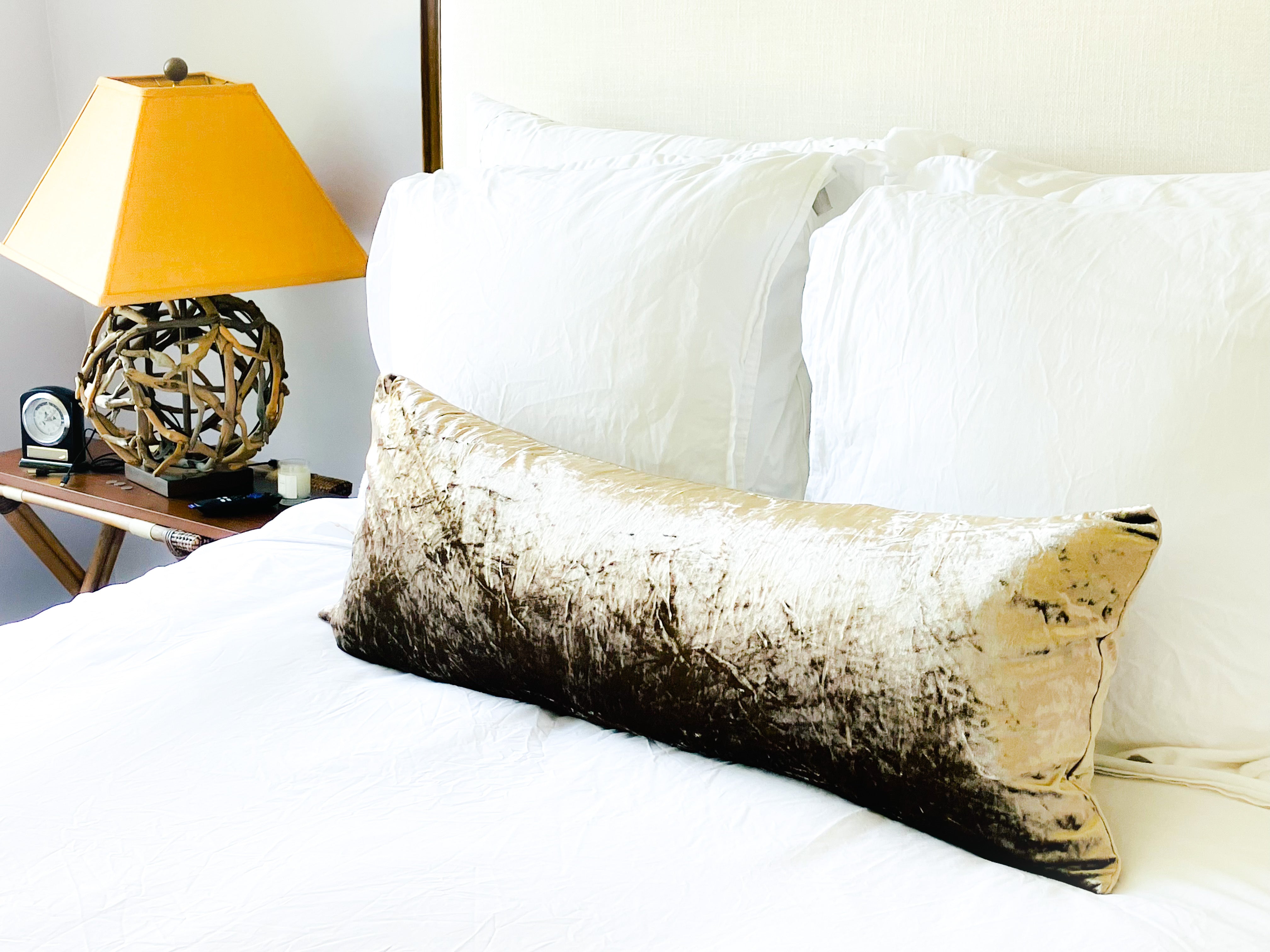 velvet decorative feather pillows