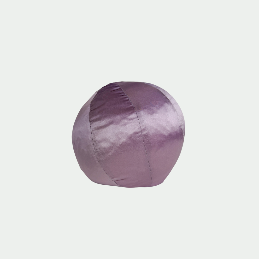 purple silk decorative ball