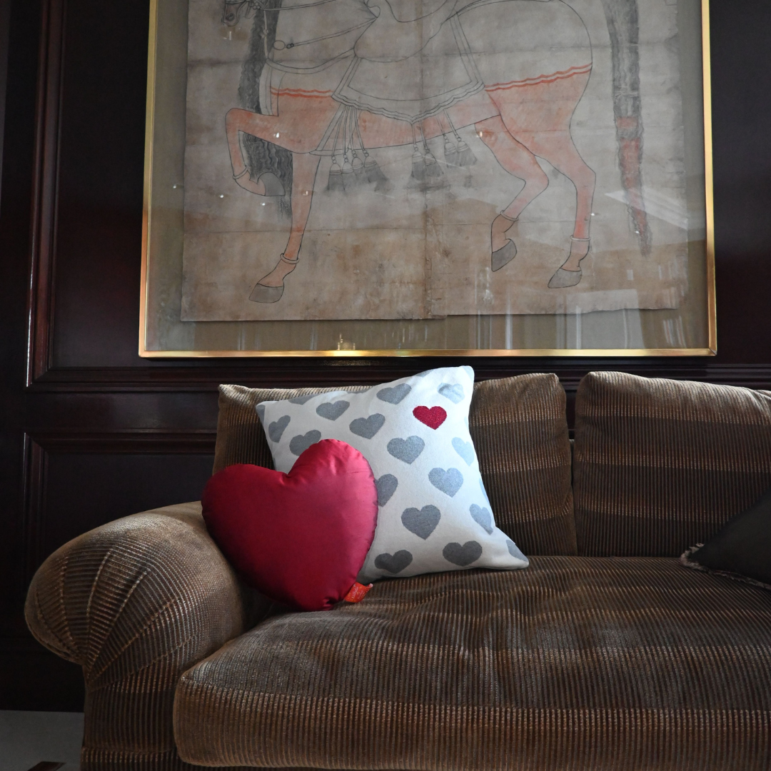 hug it like you love it!® heart pillow